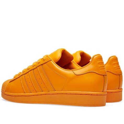 Adidas X Pharrell Superstar Supercolour Bright Orange End