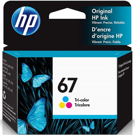 Hp 67 Tri Color Ink Cartridge 3ym55a Genuine Oem