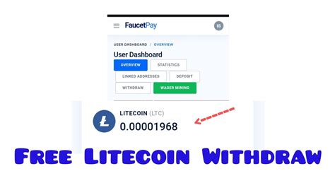 Earn Free Litecoin To Faucetpay Live Proof Withdraw Youtube