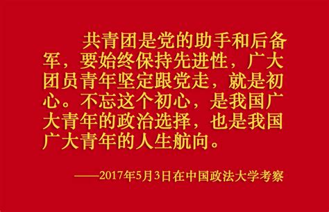 镜观·领航 关于共青团工作，总书记这样嘱托