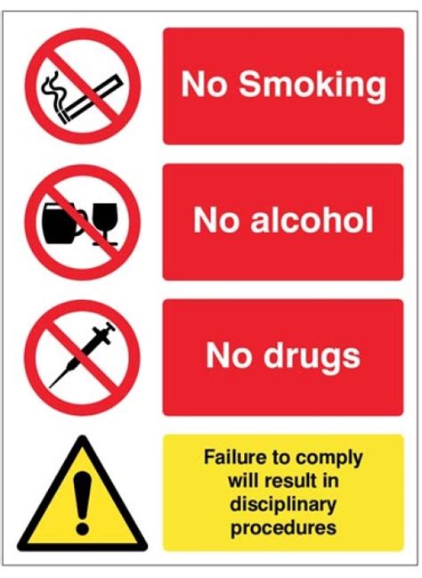 No Drugs And Alcohol Sign