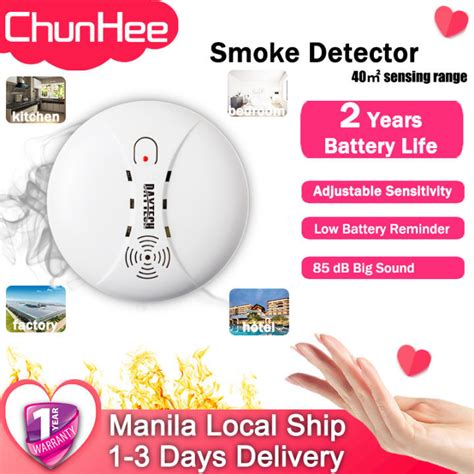 Manila Spot Big Sale Daytech Smoke Detector Photoelectric Sensitive