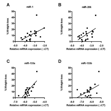 A Mir 1 B Mir 206 C Mir 133a And D Mir 133b Expression