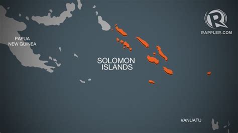 Quake Strikes Off Solomon Islands