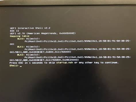 Grub2 Install Of Ubuntu 2004 But Boots Into Uefi Shell Ask Ubuntu