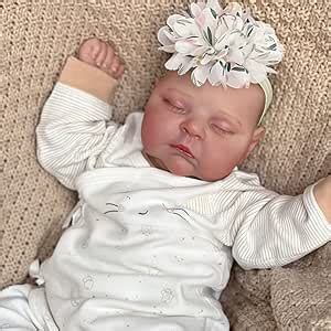 Amazon Co Jp LONIAN 49CM Bebe Reborn Baby Doll Peach With 3D Skin