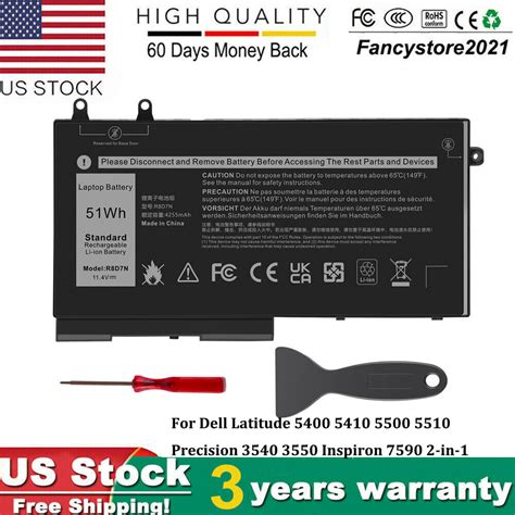 Laptop Battery For Dell Latitude Type V Wh