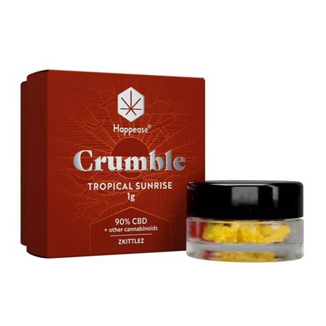 Happease Extract Tropical Sunrise Crumble Cbd G Jware