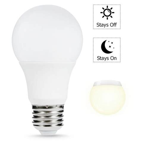 Buy 40 Watt Equivalent A19 6W Non Dimmable Dusk To Dawn LED Light Bulb