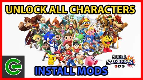 SUPER SMASH BROS 3DS : How to unlock all characters, stages, and ...