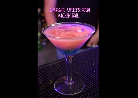 How to make the Barbie Meets Ken Cocktail