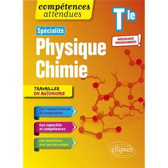 Sp Cialit Physique Chimie Terminale Nouveaux Programmes Broch