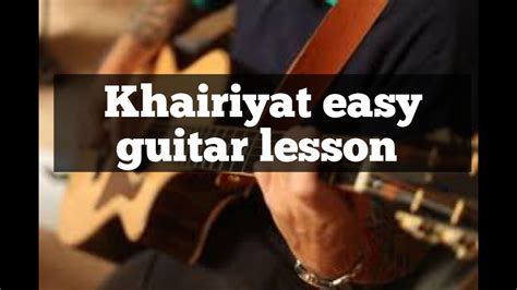 Khariyat Easy Guitar Lesson Arijit Singh Chord Strumming For