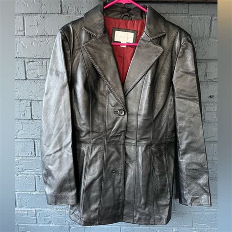 Worthington Jackets And Coats Worthington Black Leather Jacket Poshmark