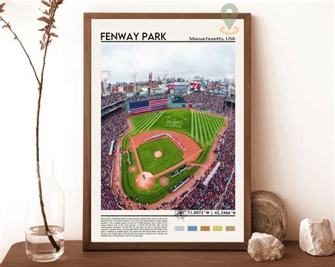 Fenway Park Print Fenway Park Poster Fenway Park Wall Art Fenway