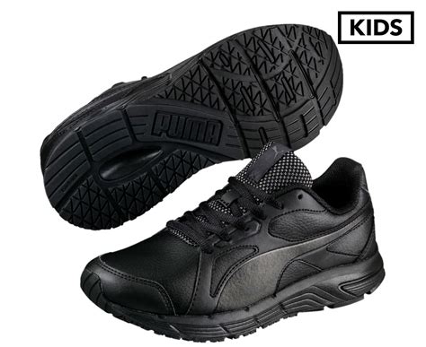 Puma Grade School Boys Axis V4 Shoe Black Black Shoes Pumas Shoes