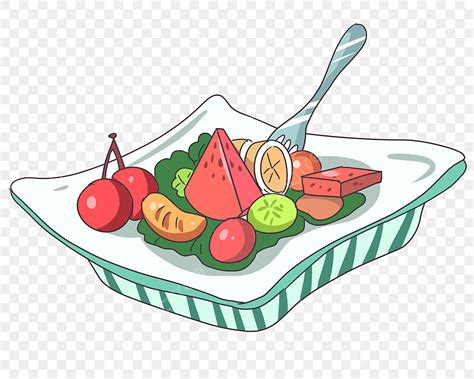 Fruit Salad Cartoon Transparent Background free for commercial use high ...