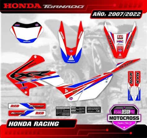 Kit Calcos Honda Tornado Xr Hrc Laminados Tuning En Bs As G B A