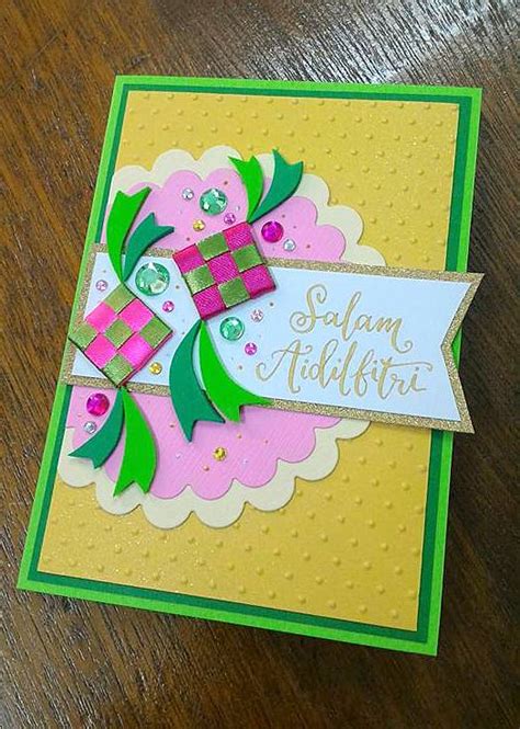 Azlina Abdul How To Make Ketupat Ribbons For Raya Cards