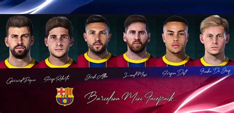 Barcelona Mini Facepack Pes By Messi Pradeep