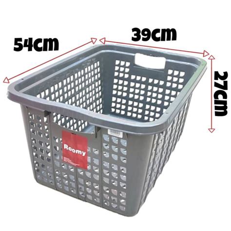 laundry basket bakul bajubakul dobi raga petak shopee malaysia