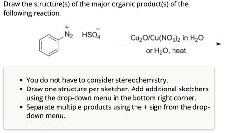 Solved Draw the structure(s) of the major organic product(s) | Chegg.com