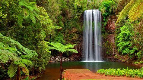 Water Cascades In Paradise Wallpapers - Wallpaper Cave