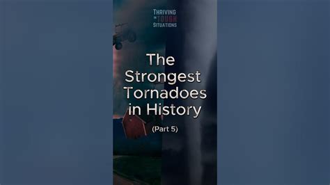 The Strongest Tornadoes In History Part 5 Shorts Short Youtube