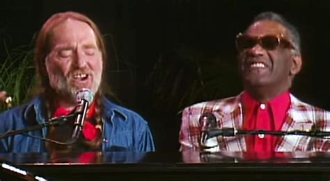 Willie Nelson & Ray Charles Perform 'Seven Spanish Angels' Live