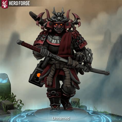 I Tried To Make A Big Samurai Who Will Give Him A Name Rheroforgeminis