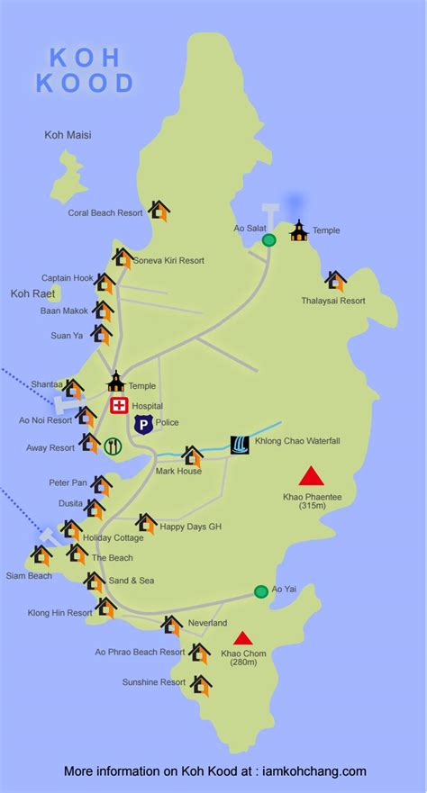 Tourist Map Of Koh Kood Island Thailand By Ian Mac Issuu