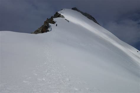 Weisshorn M Aktuelle Verh Ltnisse Vom Auf Der Route