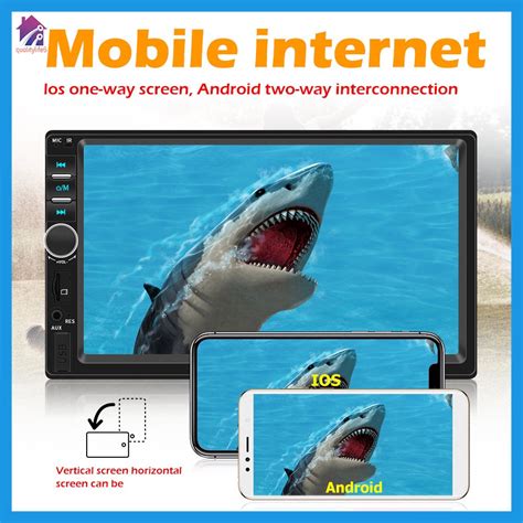 วิทยุติดรถยนต์ 7" HD 2Din 7018B จอมิลเลอลิงค์ GPS บูลทูด HD Mirror Link ...