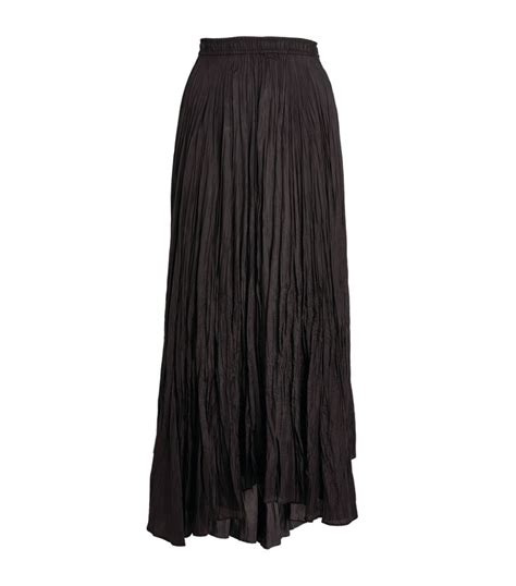 JOSEPH Black Habotai Sully Skirt Harrods UK