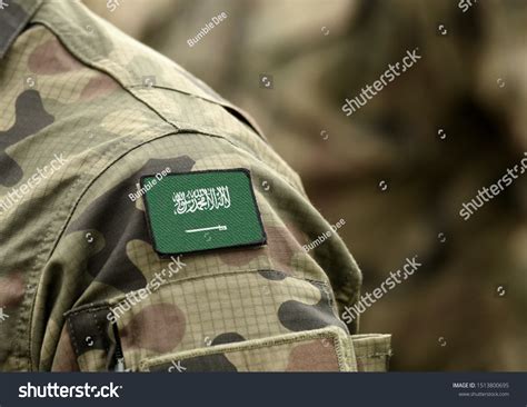 Flag Saudi Arabia On Military Uniform Stock Photo (Edit Now) 1513800695