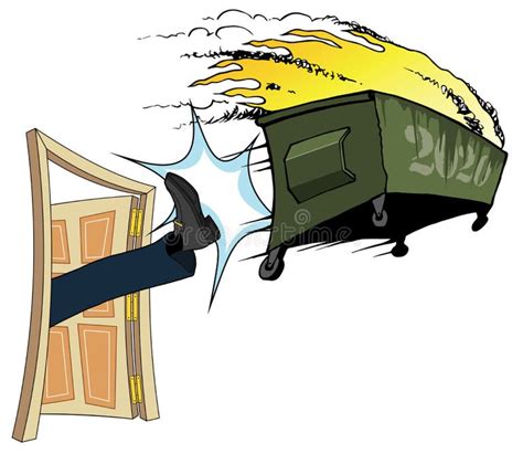 Dumpster Fire Stock Illustrations 119 Dumpster Fire Stock