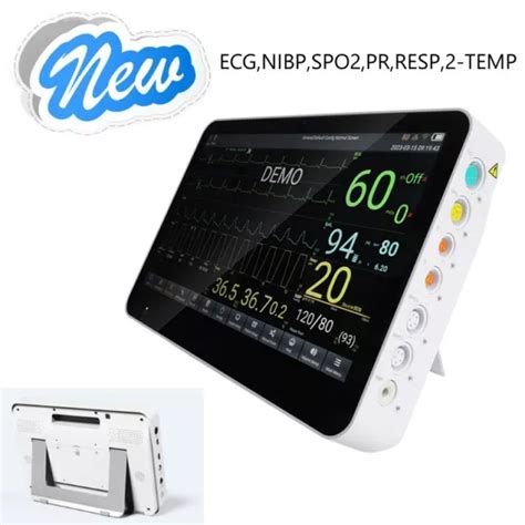 14 ICU VITAL Signs Patient Monitor Touch Color ECG NIBP SPO2 PR RESP 2