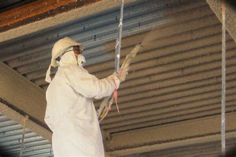 Spray Applied Fireproofing Steel Beam Insulation Long Island