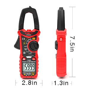 KAIWEETS Digital Clamp Meter T RMS 6000 Counts AC DC Multimeter