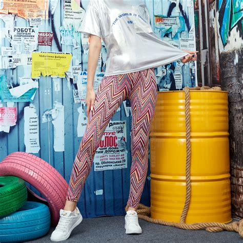 Chinese Cheap Geometric Print Yoga Leggings China Leggings