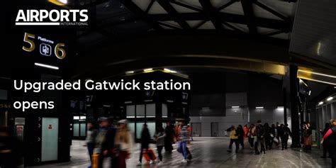 Upgraded Gatwick station opens