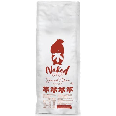 NAKED POWDER SPICED CHAI 1KG Coast 2 Coast Distributors