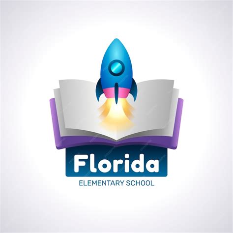 Premium Vector | Gradient elementary school logo