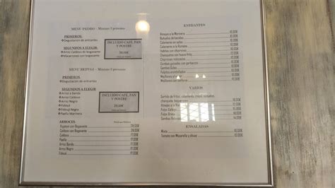 Menu At El Refugi Del Port Restaurant Barcelona