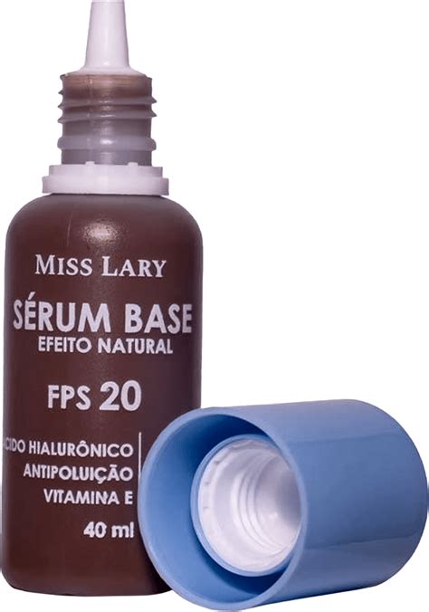 Sérum Base Miss Lary Efeito Natural FPS 20 85 Beleza na Web