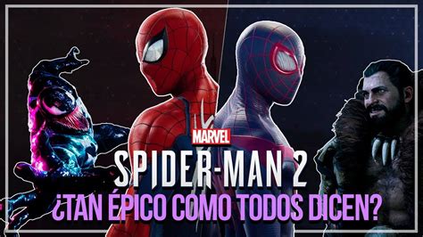 MARVELS SPIDER MAN 2 UN MES DESPUÉS ES TAN ÉPICO COMO TODO EL