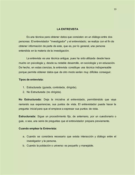 Tecnicas E Instrumentos De Investigacion Pdf