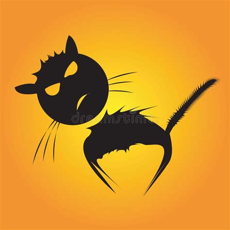 Stressed cat stock illustration. Image of pretty, animals - 11451509