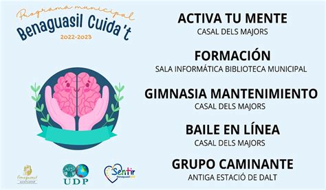 Benaguasil Proposa Un Complet Programa D Activitats Per A La Gent Major