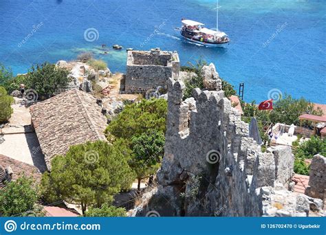 Kekova Island And Simena Castle Kas Antalya Turkey Editorial Image